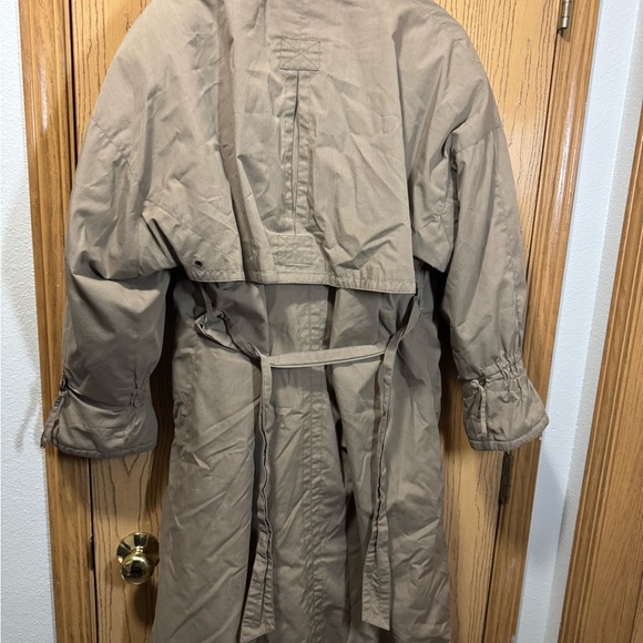 Women's Tan Trench Coat - Picture 12 of 12